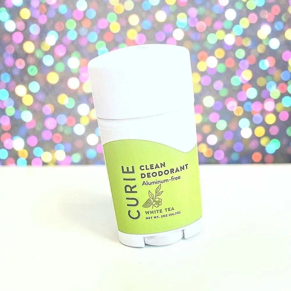 Curie Natural Deodorant Stick in White Tea 2 oz Brand New Without Box - Picture 2 of 9